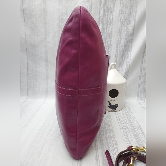 Coach Ergo Convertible Tote bag, style #12250 from 2008 Magenta Brass Hardware - Picture 6 of 17